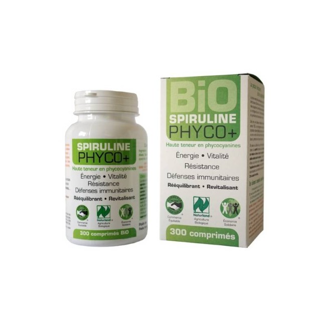 Spiruline Bio Phyco + - LT Labo - 300 comprimés 