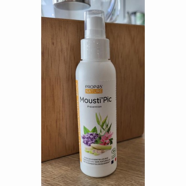 Spray Mousti'Pic aux huiles essentielles bio - Propos Nature - 100 ml