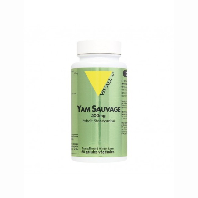 YAM SAUVAGE 500mg Extrait Standardisé-Vit'all+- 60 gélules 
